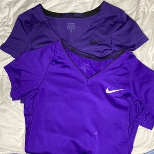 2 Nike shirts XS women’s